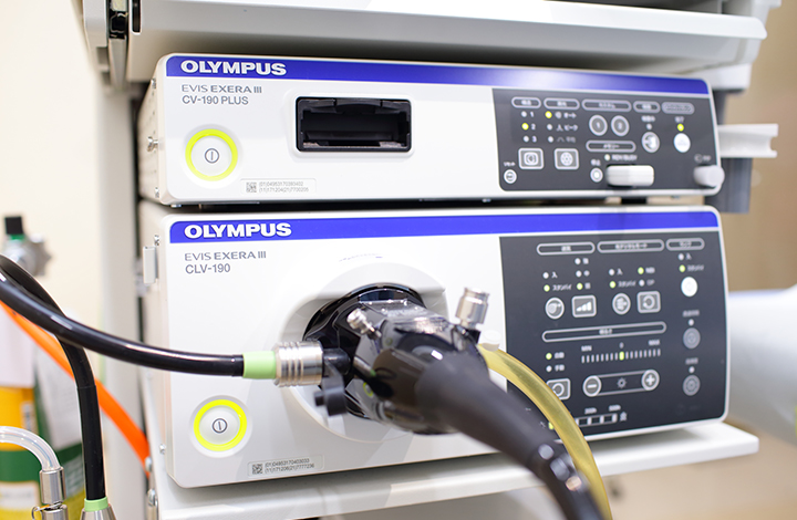 最新内視鏡システムOLYMPUS EVIS EXERA Ⅲを使用