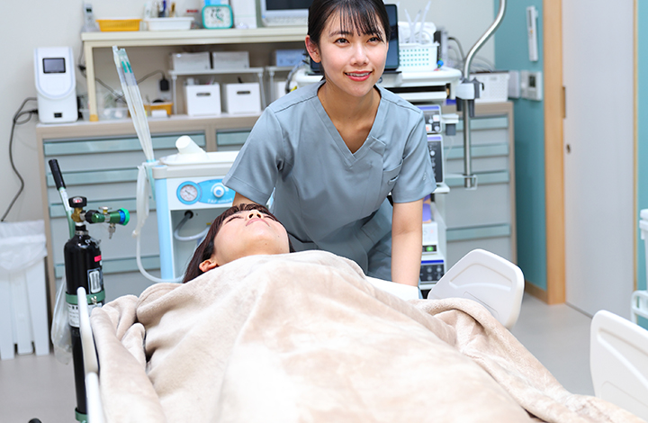 内視鏡検査後も快適に。